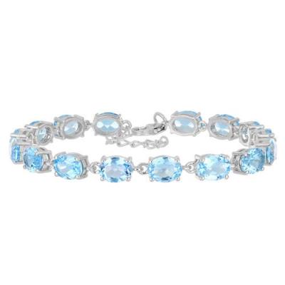REAL LEMON TOPAZ GEMSTONE BRACELET IN 925 SILVER 